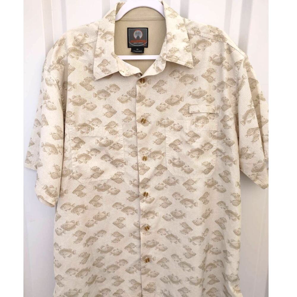 Weatherproof Mens Shirt Button Front Shirt Fishing XL